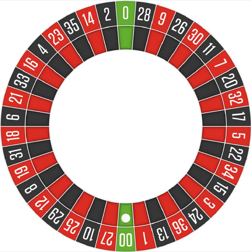 american roulette wheel double zero