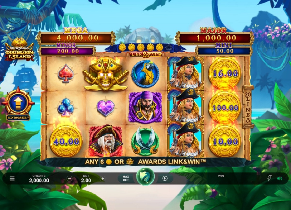 Adventures of Doubloon Island Link and Win