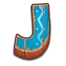 J symbol in Akiva: Claws of Power slot