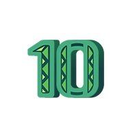 10 symbol in Tikaani Gold slot