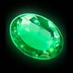 Emerald symbol in Cash 'N Riches WowPot Megaways slot