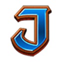 J symbol in 7 Shields of Fortune slot