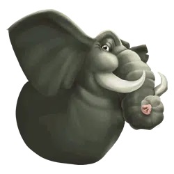 Elephant symbol in Mega Moolah Megaways slot