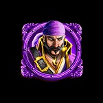 Pirate thug symbol in Adventures Of Doubloon Island Link And Win slot