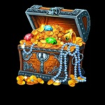 Scatter symbol in Adventures Of Doubloon Island Link And Win slot