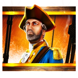 Captain symbol in Treasure Hunter slot