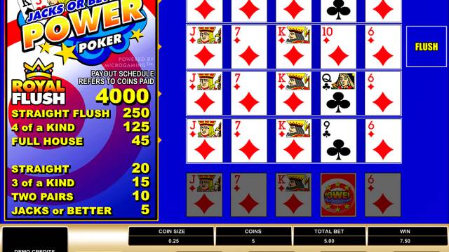 Calculating the total theoretical return in video poker