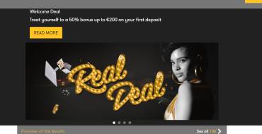 50% Match Bonus up to €200 in Inter Casino: Inter Casino Welcome Bonus