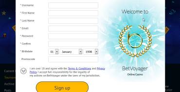 Bet Voyager Casino: 