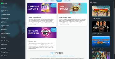 BetVictor Casino: Promos