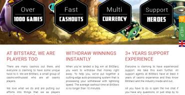 BitStarz casino: Advantages