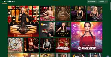 Cashalot Casino: Live Casino