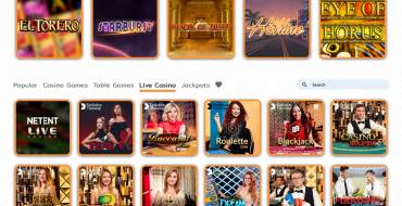 Cashimashi casino: Live Games