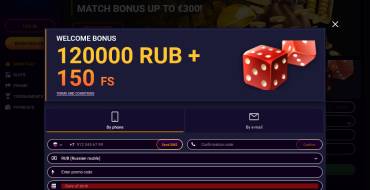 JVspinbet Casino: Signing Up