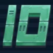 10 symbol in Captain Xenos Earth Adventure slot