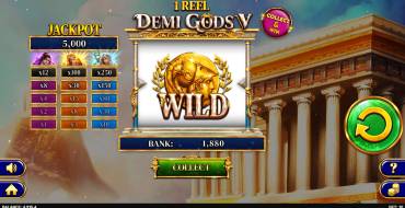 1 Reel Demi Gods V: Winnings