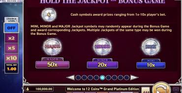 12 Coins Grand Platinum Edition: Jackpot