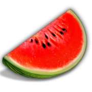 Watermelon symbol in 40 Mega Clover Clover Chance slot