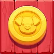 Coin symbol in Oink Farm slot