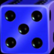 20 Golden Dice: Blue cube