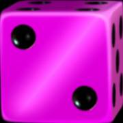 20 Golden Dice: Pink cube