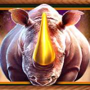 Rhino symbol in Great Rhino Megaways slot