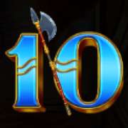 10 symbol in Might of Ra slot