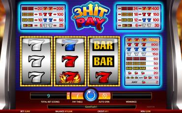 3 Hit Pay slot (Canada)