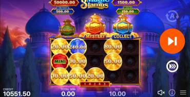 3 Magic Lamps: Hold and Win: Respins