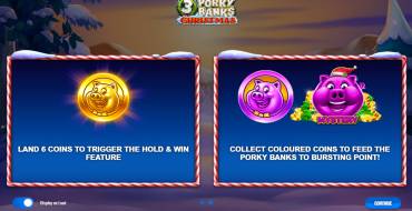 3 Porky Banks Christmas: Slot machine