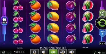 40 Golden Coins: Slot machine