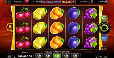 5 Diamond Plus: Slot machine