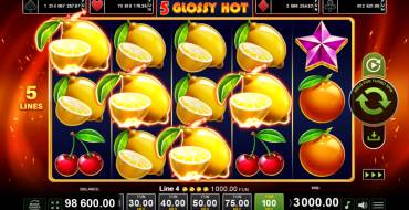 5 Glossy Hot: Winnings