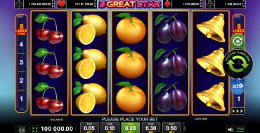 5 Great Star: Slot machine