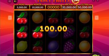 7 Fancy Fruits Flaming Link: Winnings