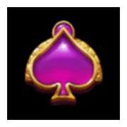 Spades symbol in Legendary Treasures slot