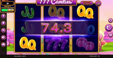 777 Candies: Winnings