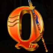Q symbol in Might of Ra slot