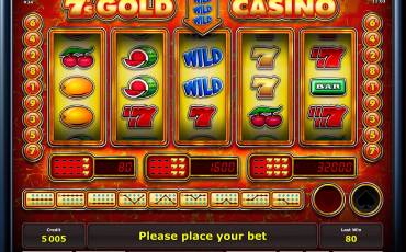 7’s Gold Casino slot (Canada)