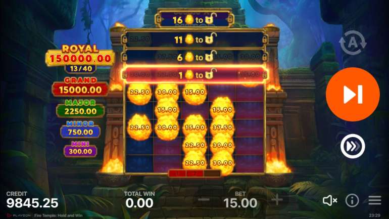 Fire Temple: Hold and Win