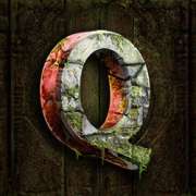 Q symbol in Secrets of the Temple slot