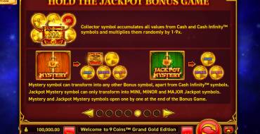 9 Coins Grand Gold Edition: Bonus games