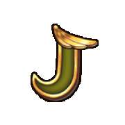 J symbol in Golden Scrolls slot