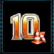 10 symbol in Stunt Stars slot