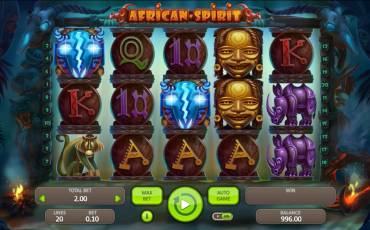 African Spirit slot (Canada)