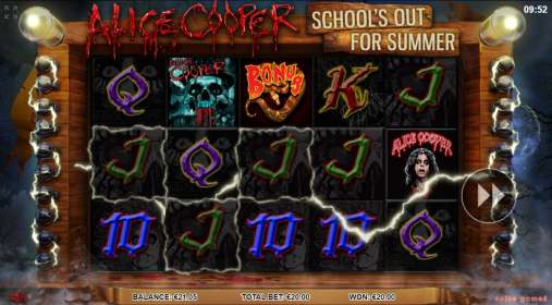 Alice Cooper: School’s Out For Summer by RAW iGaming CA