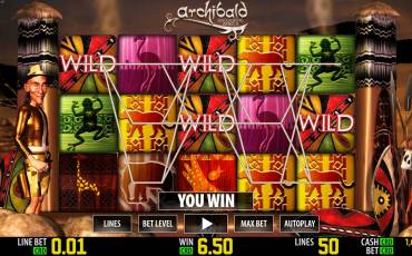 Archibald: Discovering Africa slot (Canada)