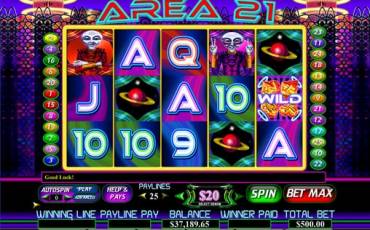 Area 21 slot (Canada)