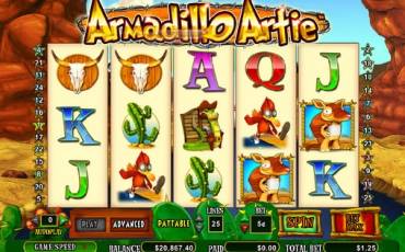 Armadillo Artie slot (Canada)