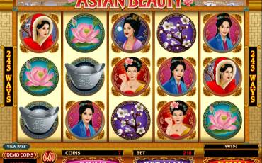 Asian Beauty slot (Canada)